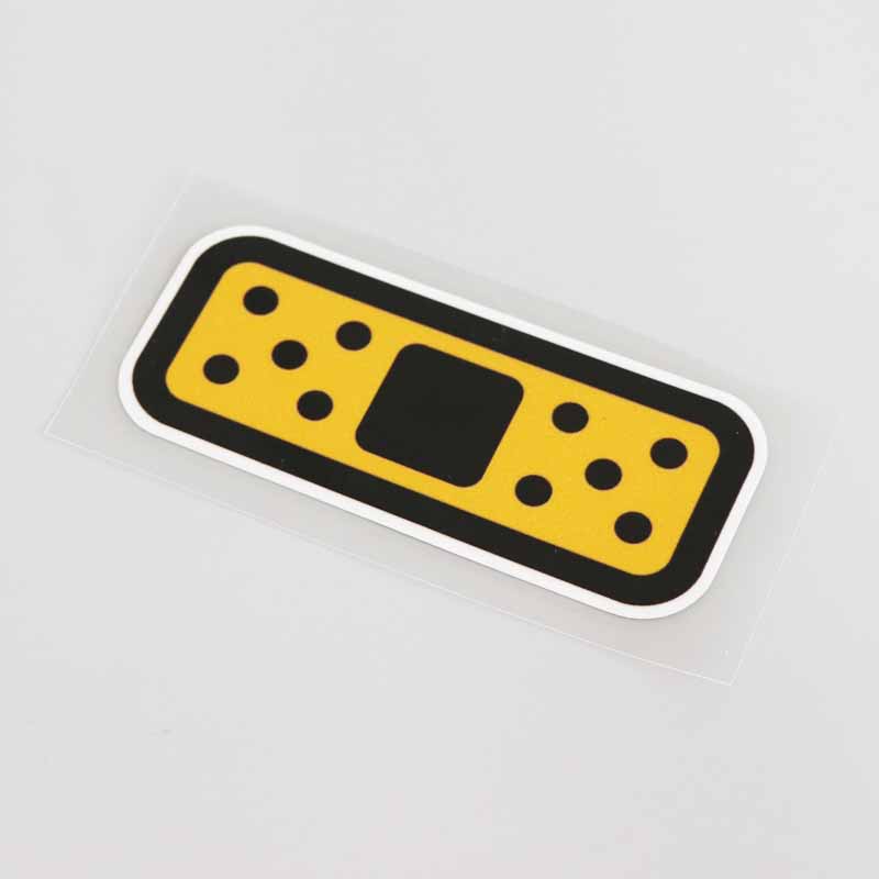 10CM*3.8CM Cartoon Personality PVC Band Aid Motorcycles Car Sticker Decal
