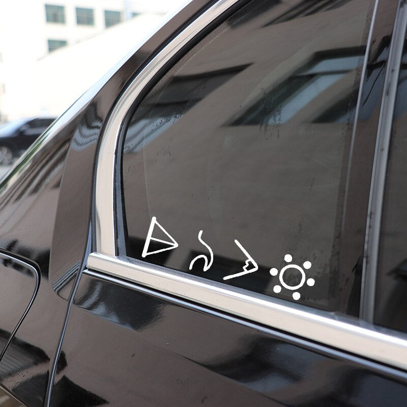 3.1CM*12.7CM Adventure Travel Mountains Vinyl Motorcycle Car Sticker Decals Black/Silver C13-000440