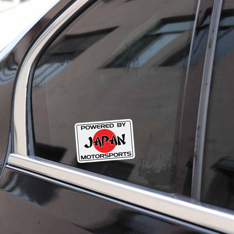 11.2CM*7.5CM Accessories POWERED BY JAPAN MOTORSPORTS Car Sticker JDM Decal