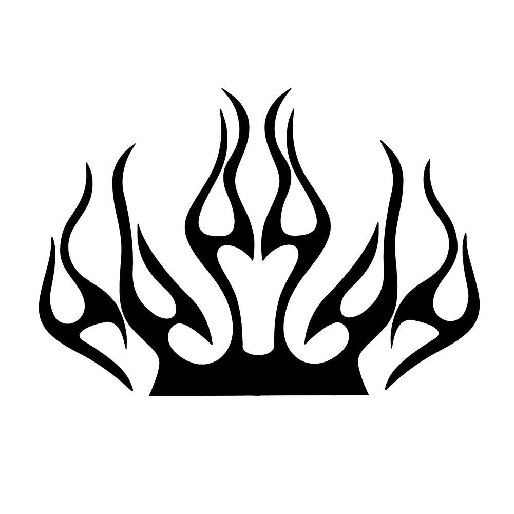 1x Car Truck SUV Hood Side Body Vinyl Flames Graphics Decal Emblem Sticker DIY