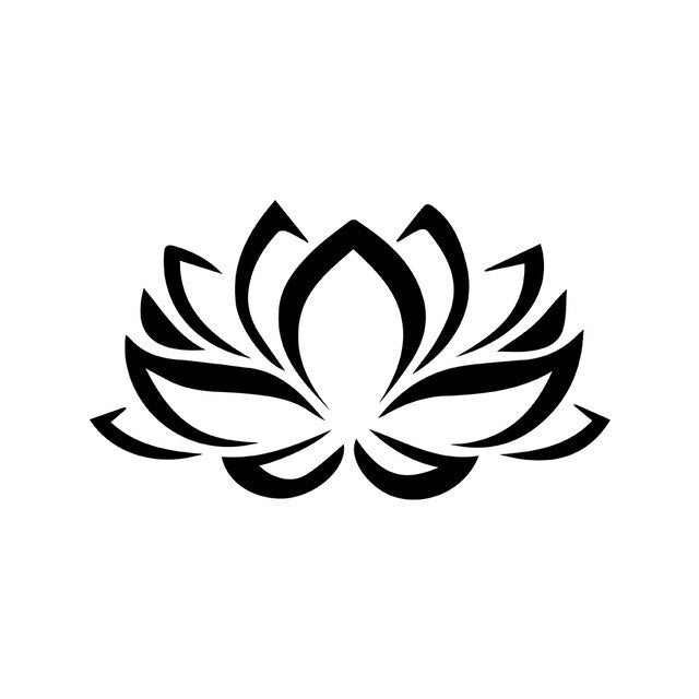 Beautiful Lotus Flower Car Styling Sticker Vinyl Car Bumper Body Window Stickers and Decals Car Decorations Accessories