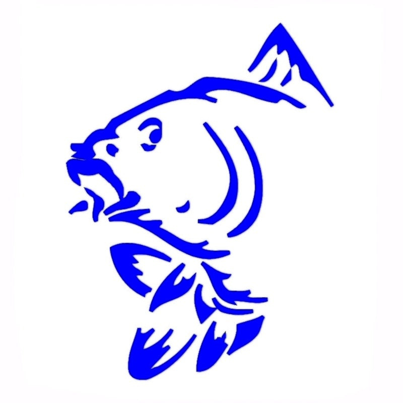 9.9cm*13.2cm Funny Fish Window Decorative Decals Classic Fashion Accessories Car Styling Vinyl Car Sticker