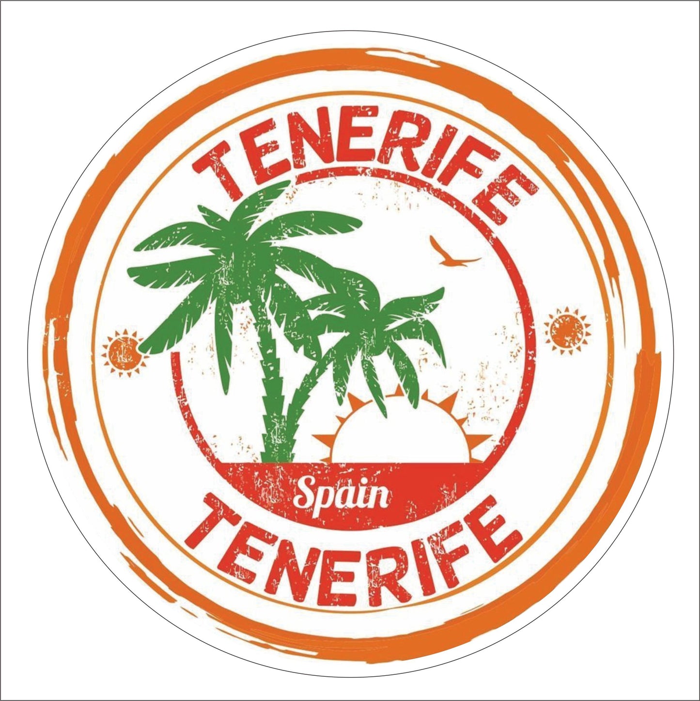 Spain Tenerife Vinyl Car Bumper Sticker Wall Window Truck Windshield Decal