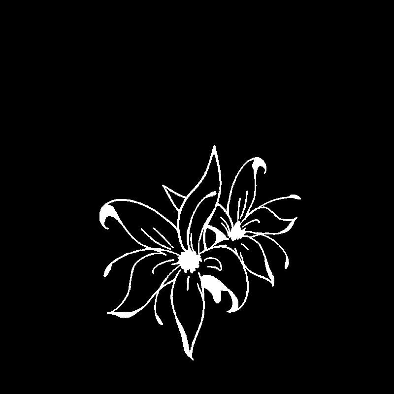 13.5CM*14.4CM Car Sticker Creative Decoration Hibiscus Vinyl Decal Window Wall Stickers 6 Colors