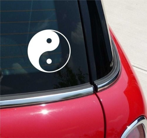 Ying Yang Car Bike Window Windscreen Body Panel Laptop Wall Decal Vinyl Sticker