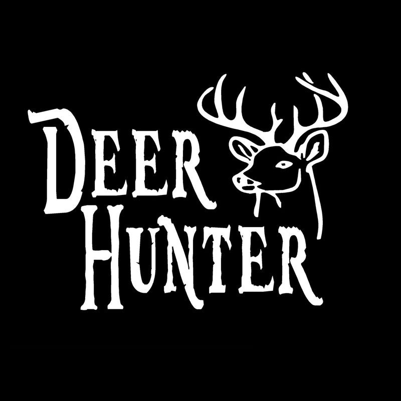 12.7CM*9.3CM Deer Hunter Decals Hunting Car Sticker Car Styling Motorcycle Accessories 6 Colors