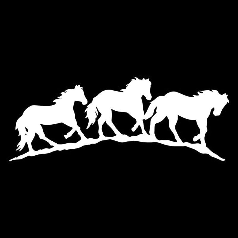 20cm*7.6cm Fashion Horse Car Sticker and Decal Car Styling Car Accessories