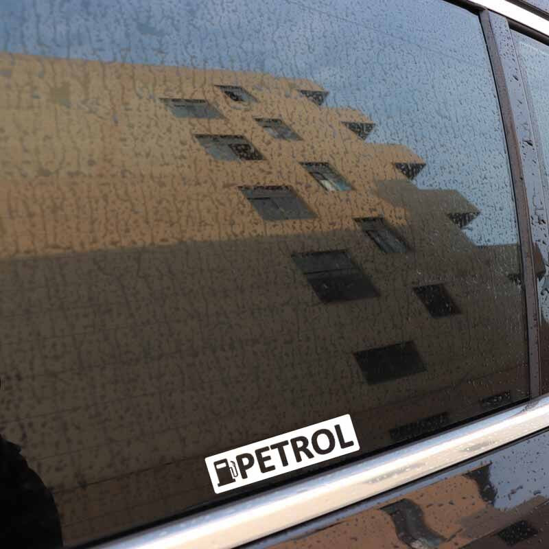 13.5CM*3.5CM PETROL Warning Car Sticker Vinyl Decals Black/Silver C3-0796