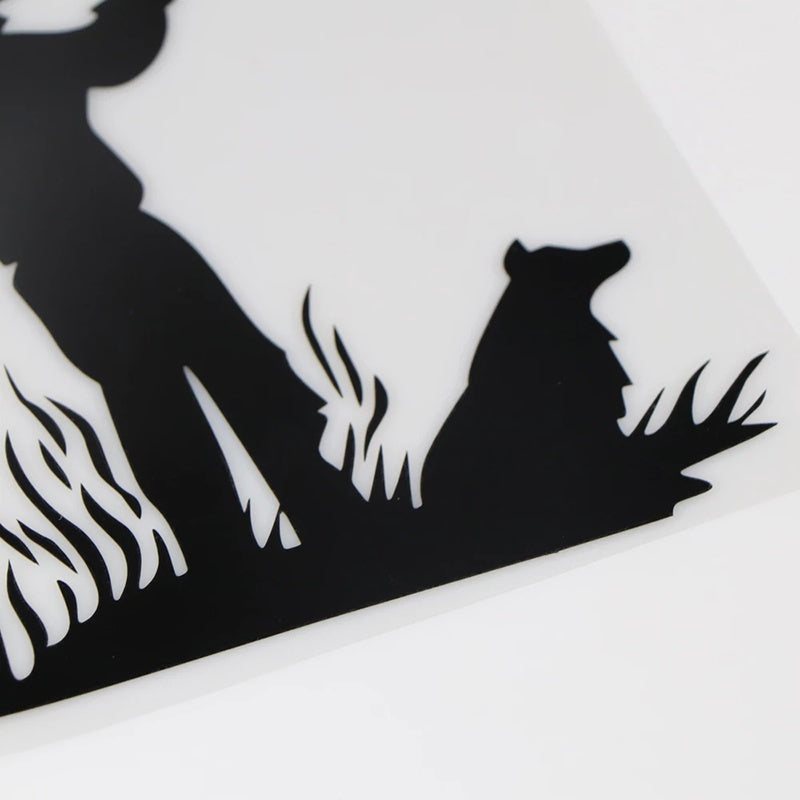 15cm*16cm Funny Vinyl Decals Hunting Car Sticker Car Accessories Home Decoration
