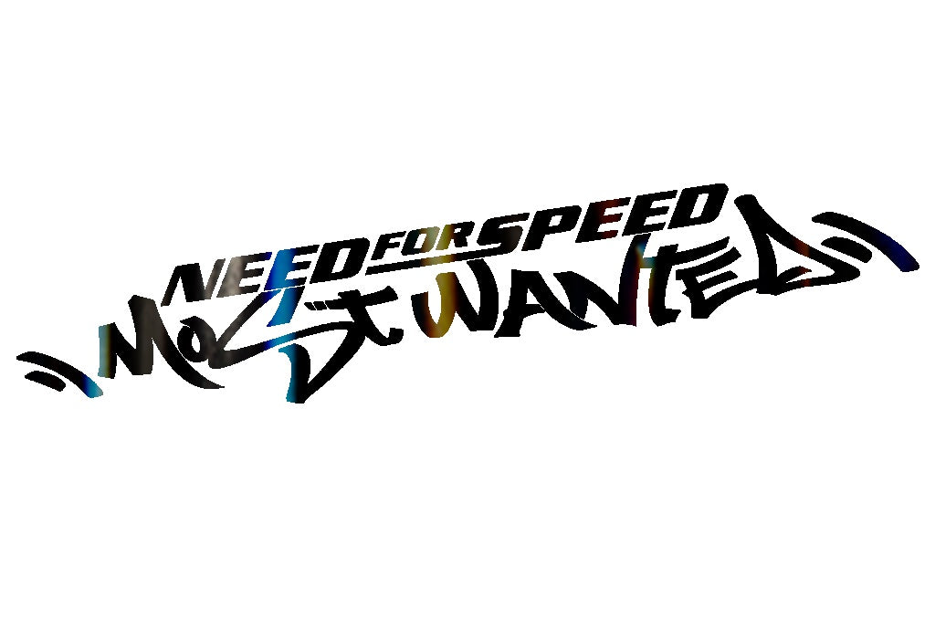 24" x 4" Need For Speed Most Wanted Car Decal 24" Windshield Vinyl Sticker Drift