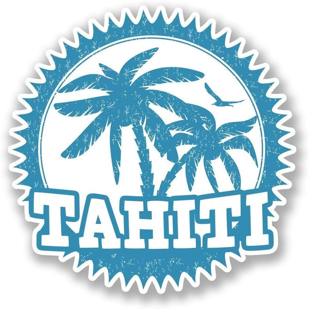 Tahiti Funny Vinyl Decal Sticker for Car, Truck, Window, Bumper