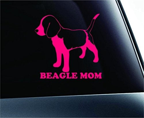 High-quality Beagle Mom Dog Symbol Decal Funny Car Truck Sticker Window