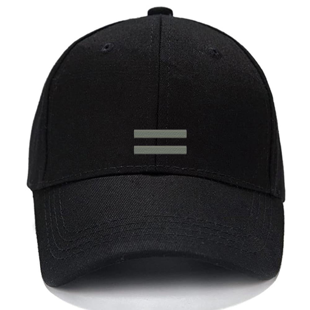 Two Bars Men Women Unisex Baseball Cap Classic Low Profile Adjustable Strapback Baseball Cap Dad-Hat