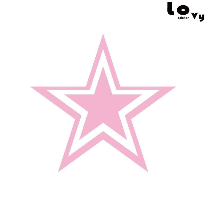 New Fashion Star Decal Car Sticker JDM Dallas Stars northern stars laptop sticker