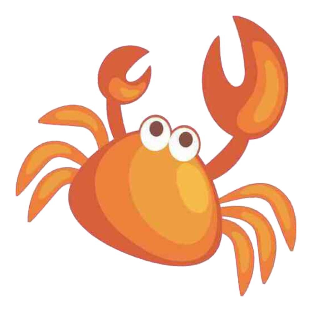 Orange Crab Bumper Vinyl Sticker Decal for Car Truck Window Bumper
