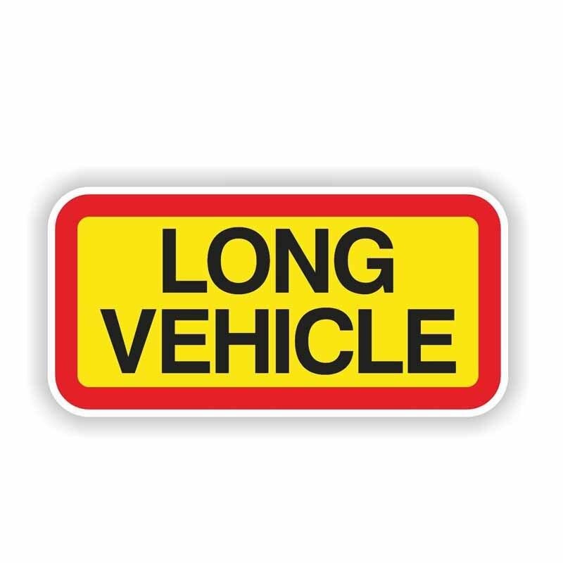 14.3CM*6.9CM Accessories Long Vehicle Sticker Decal Warning Bike Helmet Car Sticker 6-1628
