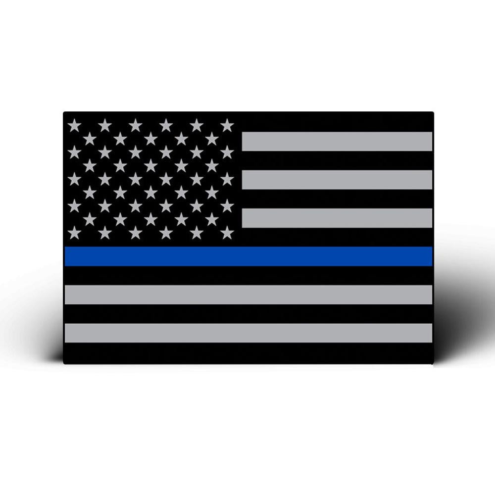 Blue Line American Flag Vinyl Sticker Decal for Car Truck Window Bumper