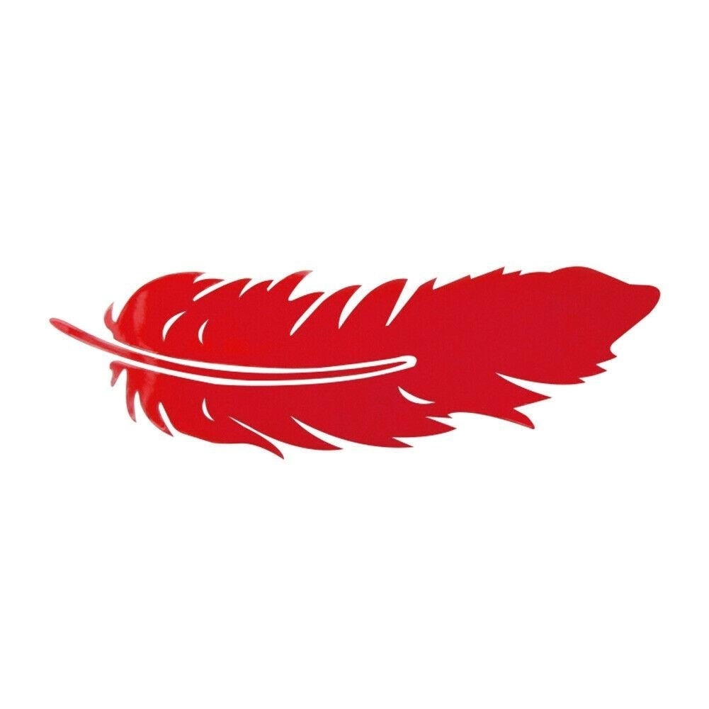 New Fashion Car Styling Headlight Sticker Bumper Rearview Feather Decal