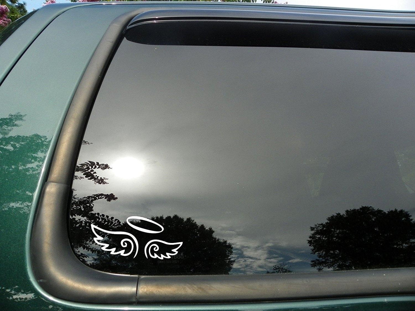 2018 NEW Angel Wings - Die Cut Christian Vinyl Window Decal sticker for Car or Truck