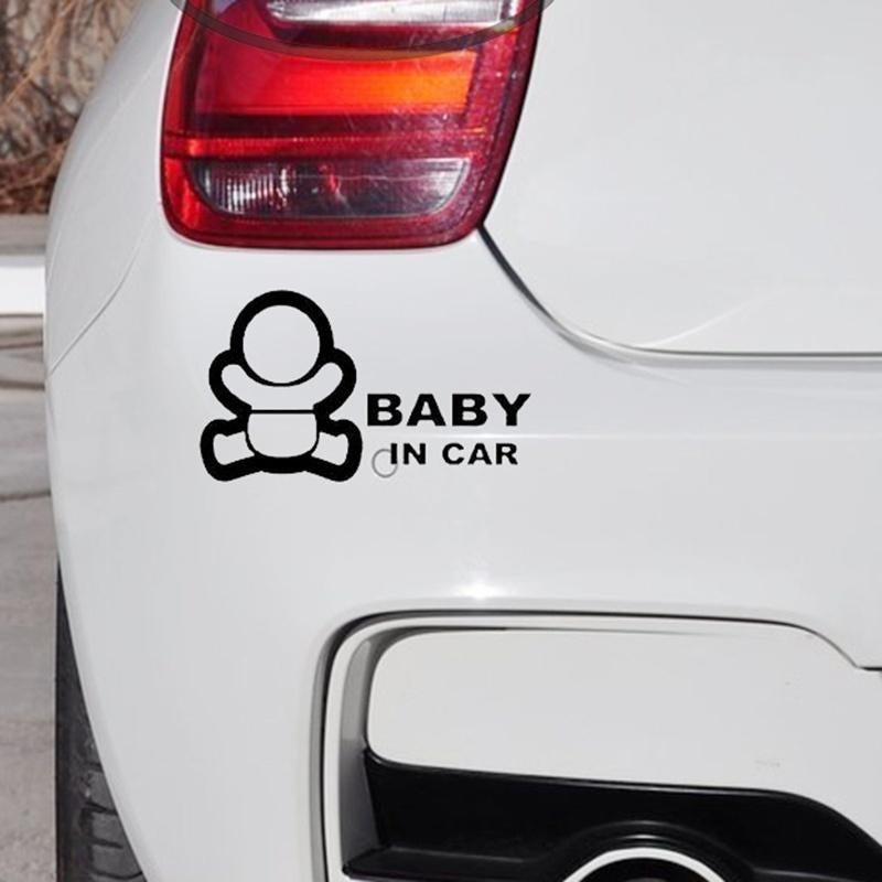 High-quality Baby in Car Safety Driving Warning Sign Baby on Board Vinyl Decoration Decal