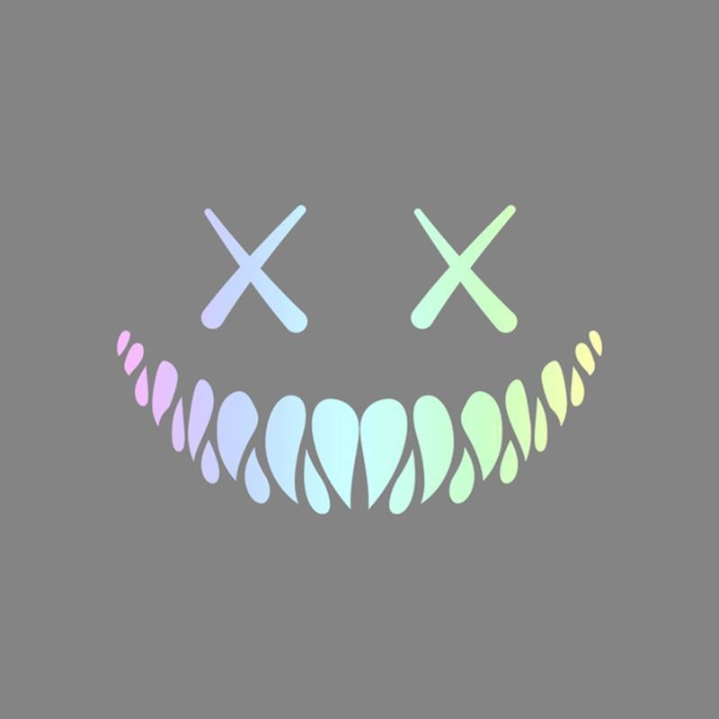 Demon Smiling Face Car Stickers Rear Windshield Car Sticker Decoration Window Sticker Waterproof