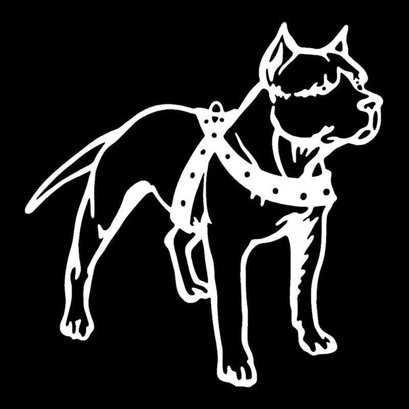 New Brand Pitbull Dog Pets Car Stickers Bumper Decoration