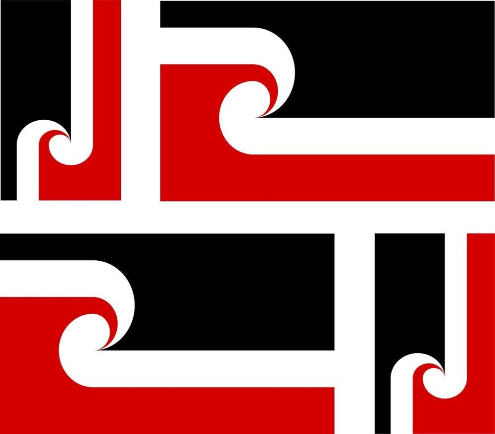 Set of 4x sticker vinyl car bumper decal outdoor car moto world flag maori