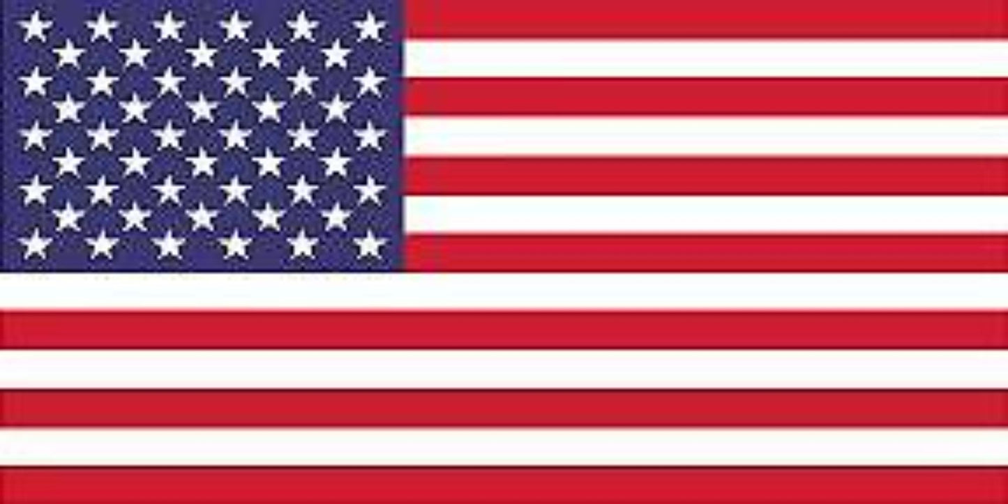 3X AMERICAN COUNTRY FLAG, STICKER, DECAL VINYL STATE FLAG