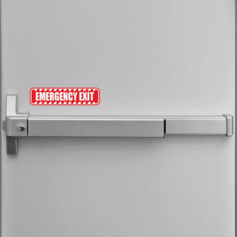 3X Emergency Exit Sticker Warning Caution Vehicle Bus Safety Vinyl Door Notice