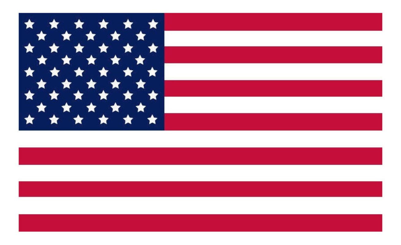 3X American Flag Vinyl Car Sticker Decal