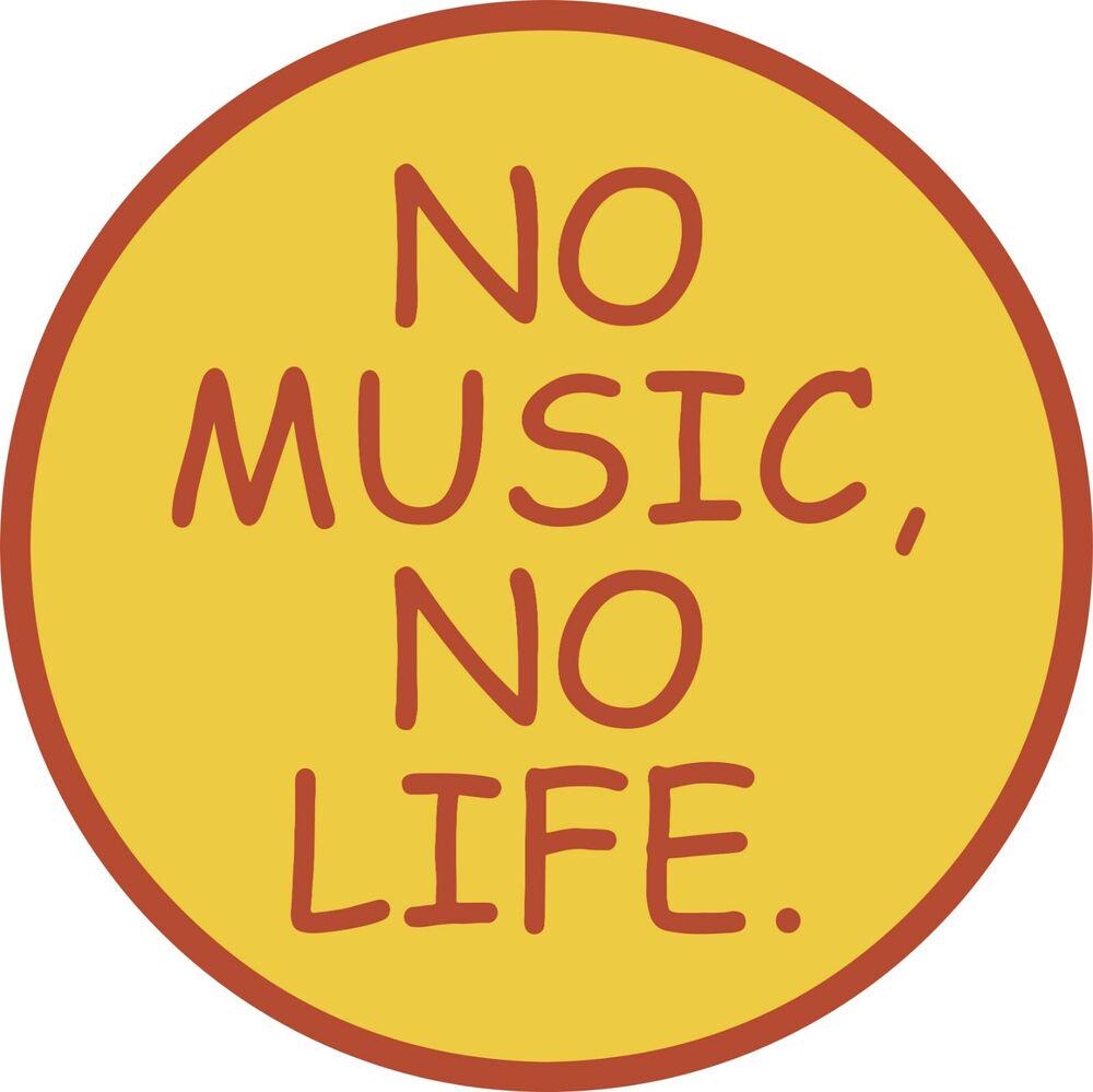 No Music Vinyl Sticker Decal Car Window Laptop Door