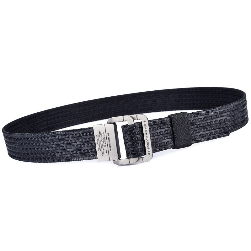 HOT 120CM Men Nylon Double Ring Alloy Buckle Belt Military Tactical Durable Outdoor High-quality