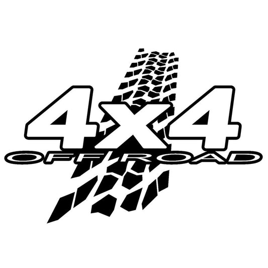 Fashion 20cm*13.6cm  4X4 OFF-ROAD Mud Funny Vinyl Decals Car Sticker Car-styling Decoration