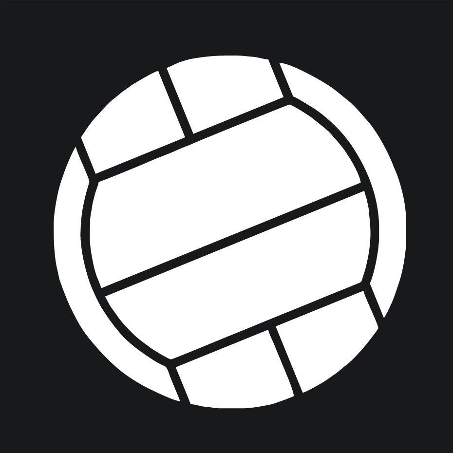 New Brand Volleyball Vinyl Truck Sticker for Window Bumper Sport Vinyl Car Sticker