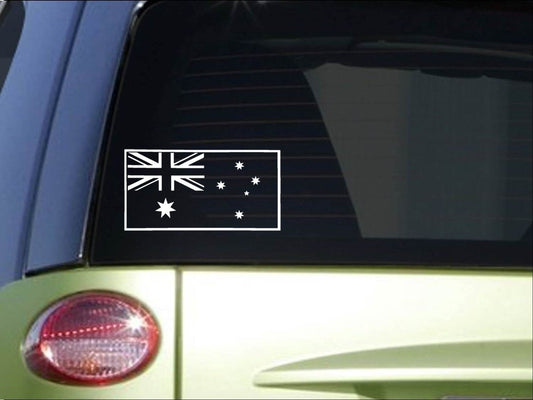 Australia Flag  8" Sticker decal aussie down under outback kangaroo Car Sticker