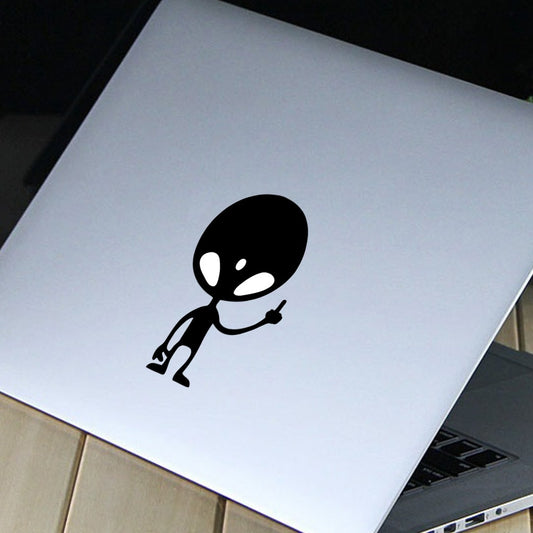 1pc Waterproof  Type car sticker motorcycle Sticker Decal Alien Bumper Sticker For Car Accessory Car styling