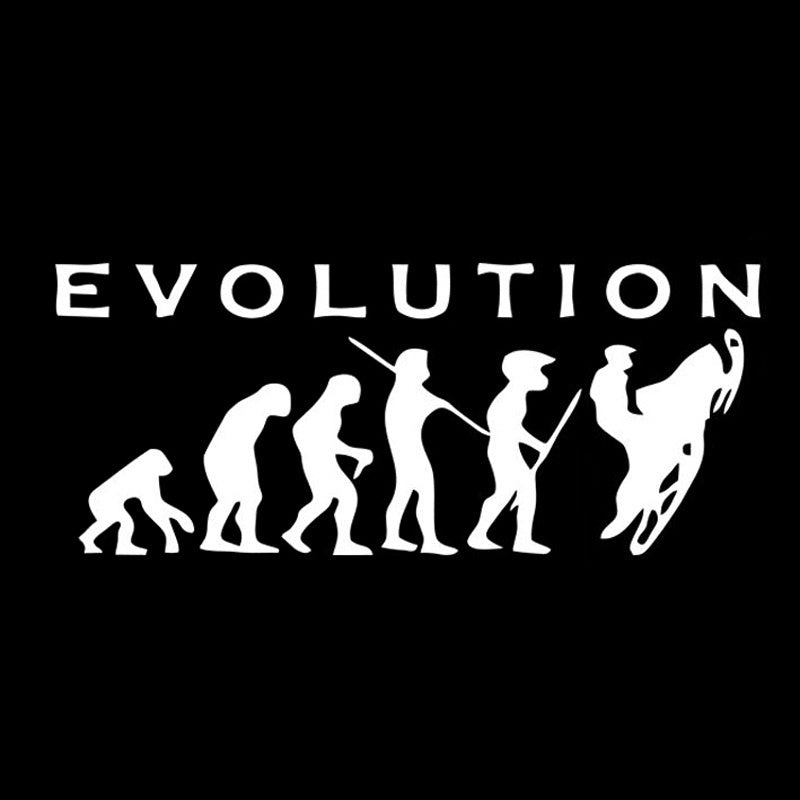 2017 NEW 18cm*8cm Evolution Snowmobiles  Decor Car Sticker Vinyl Decor Decal S4-0058