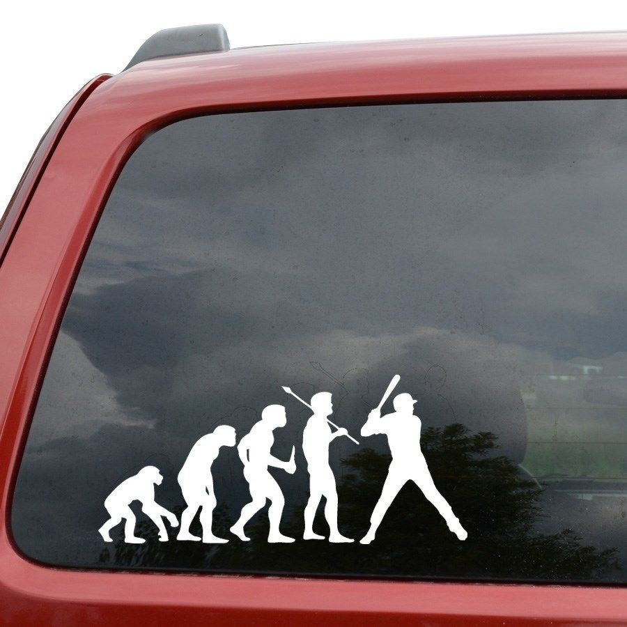New Brand Baseball Evolution Vinyl Decal Sticker for Vehicle Car Wall Decor