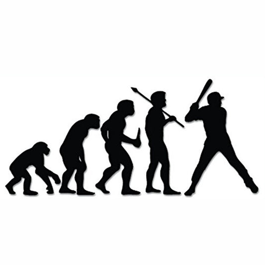 New Brand Baseball Evolution Vinyl Decal Sticker for Vehicle Car Wall Decor