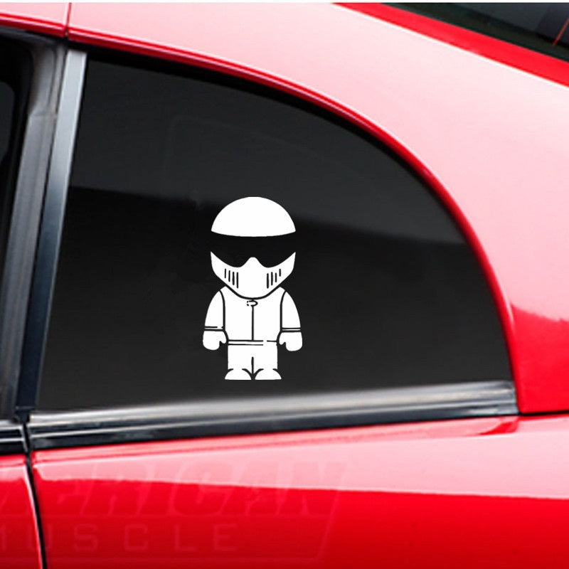 High-quality Funny Truck Car Sticker Vinyl Decal White