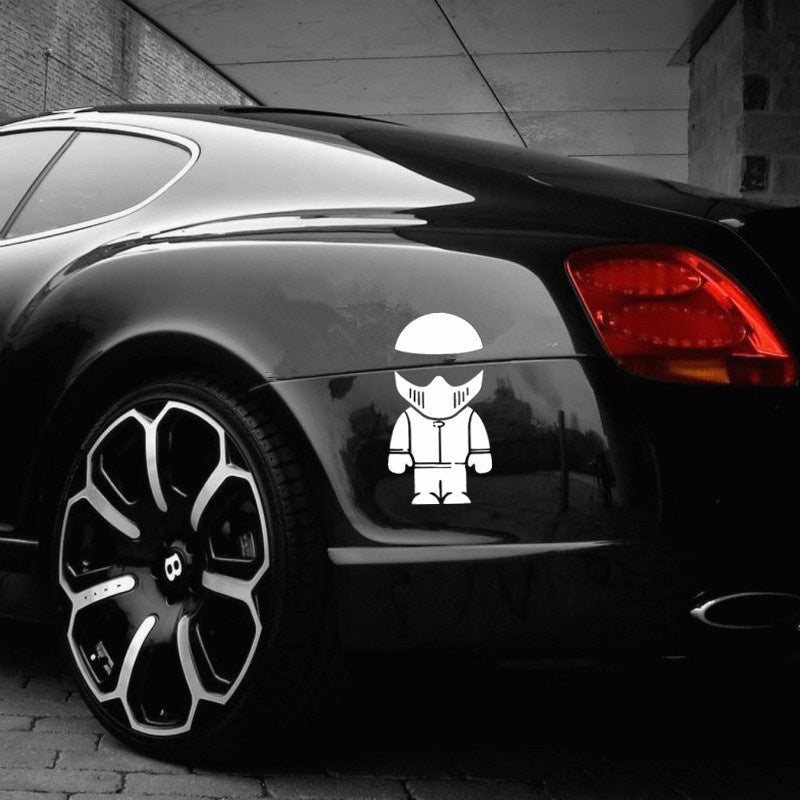 High-quality Funny Truck Car Sticker Vinyl Decal White