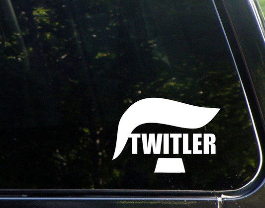 2017 NEW Twitler - 8-3/4inches X 3-1/2inches - Vinyl Die Cut Decal/ Bumper Sticker for Windows, Cars, Trucks, Laptops, Etc.