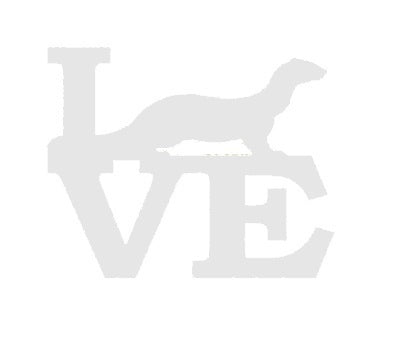 High-quality Cute Wild Animals Ferret Love Sticker Harness for Car Window Truck Bumper Auto Suv Door Kayak Vinyl Decal 8 Colors