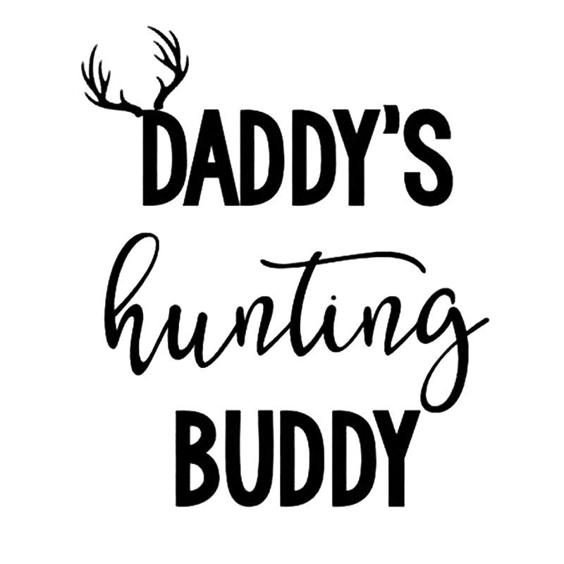 New Fashion Car Styling Daddy's Hunting Buddy Vinyl Decal Removable Sticker for Car/truck/laptop/wall