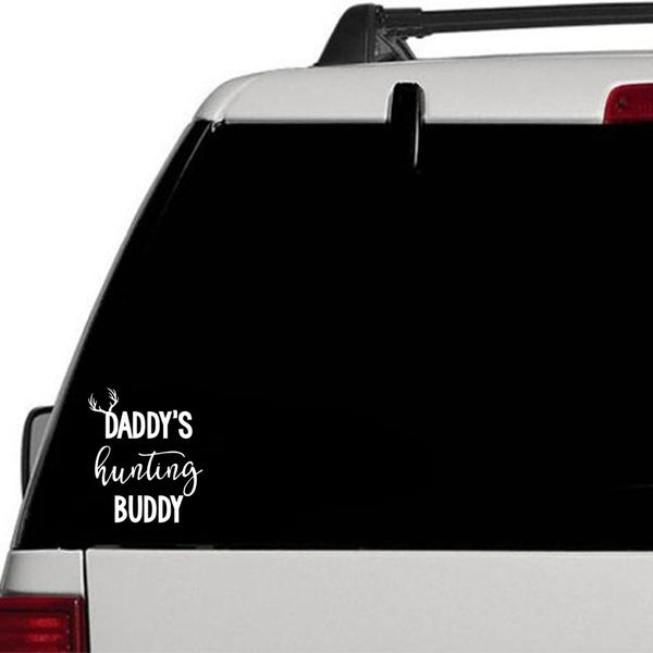 New Fashion Car Styling Daddy's Hunting Buddy Vinyl Decal Removable Sticker for Car/truck/laptop/wall