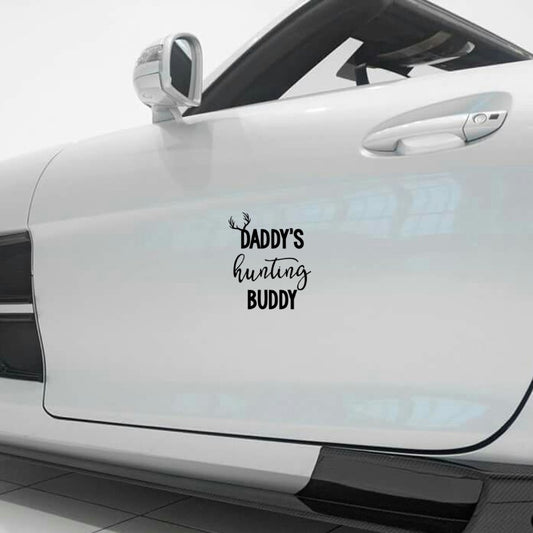 New Fashion Car Styling Daddy's Hunting Buddy Vinyl Decal Removable Sticker for Car/truck/laptop/wall