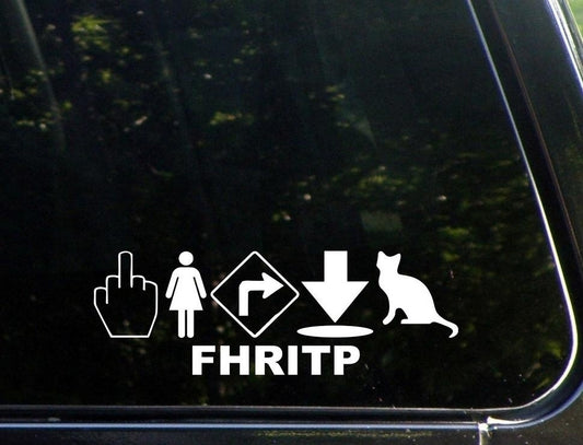 New Fashion FHRITP  Vinyl Die Cut Decal/ Bumper Sticker For Windows, Cars, Trucks, Laptops, Etc.