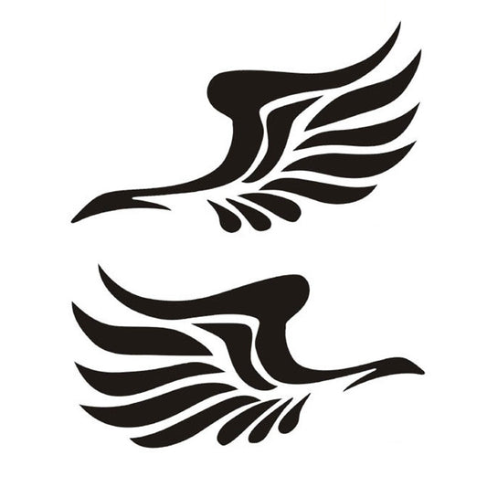 High-quality Guardian Angel Wings Lovely  Car Stickers  Car Rearview Mirror On The Fly Section