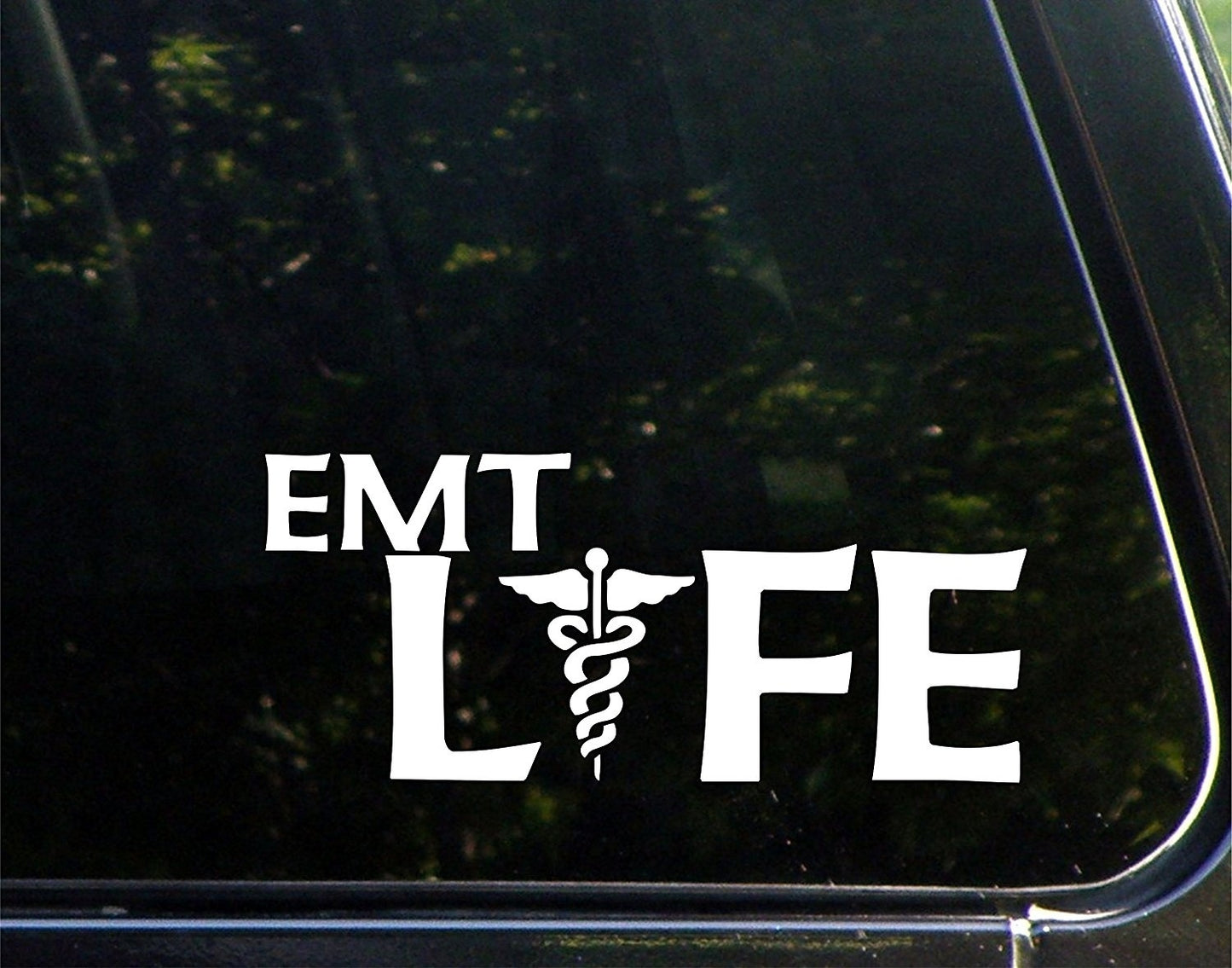 Hot Emt Life - 8-1/2inches X 3-3/4inches - Vinyl Die Cut Decal/ Bumper Sticker for Windows, Cars, Trucks, Laptops, Etc.