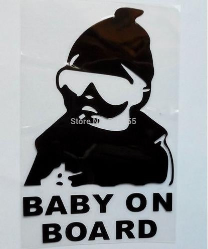1pcs,big Size 21cm Cool Baby on Board,High-quality Vinyl Car Styling Sticker,waterproof Car Sticker